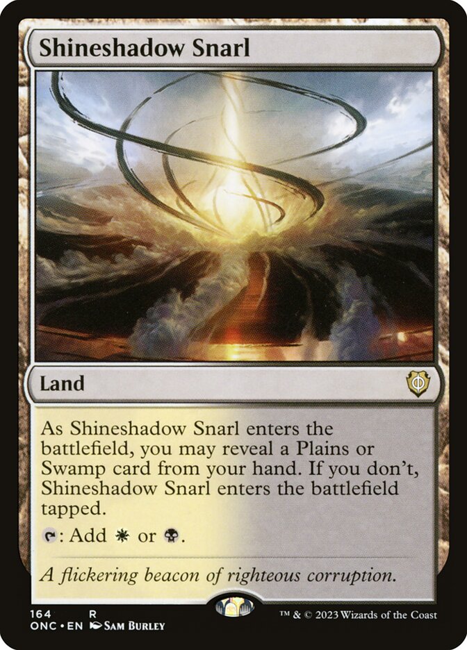 Shineshadow Snarl, Phyrexia: All Will Be One Commander · 164