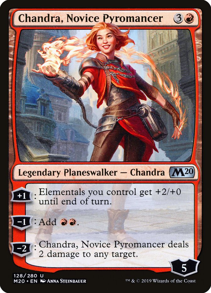 Chandra, Novice Pyromancer, Core Set 2020 · 128/280