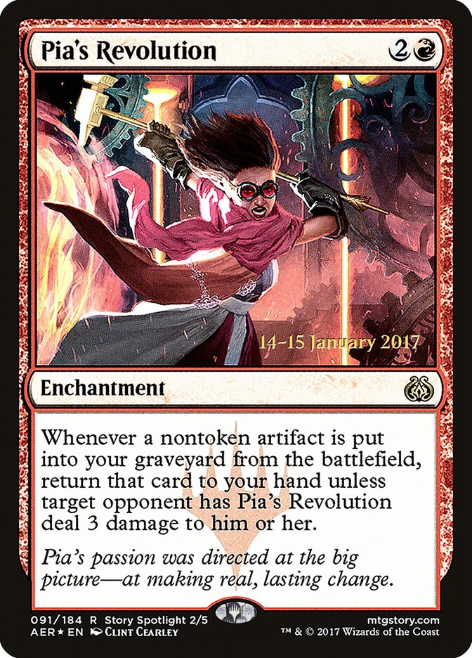 Pia's Revolution, Aether Revolt Promos · 091/184
