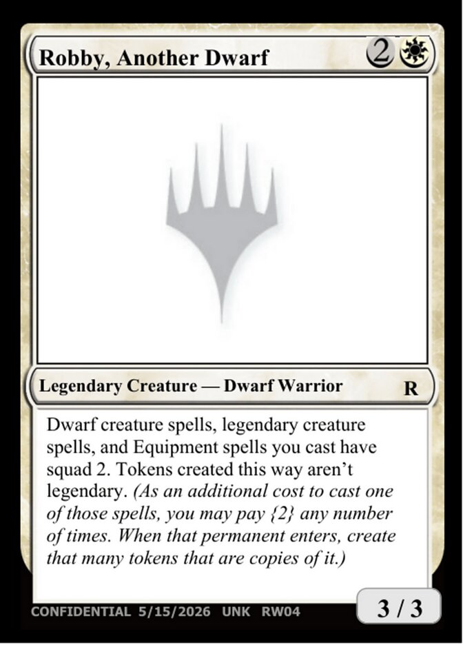 Robby, Another Dwarf, Unknown Event · rw04g