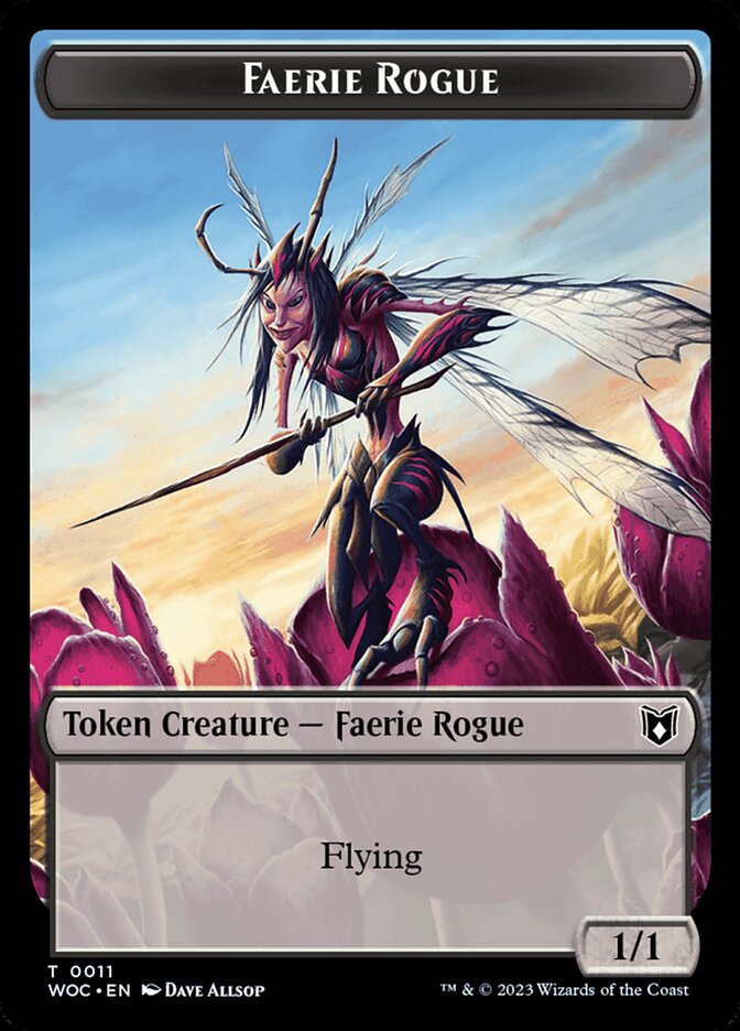 Faerie Rogue, Wilds of Eldraine Commander Tokens · 0011