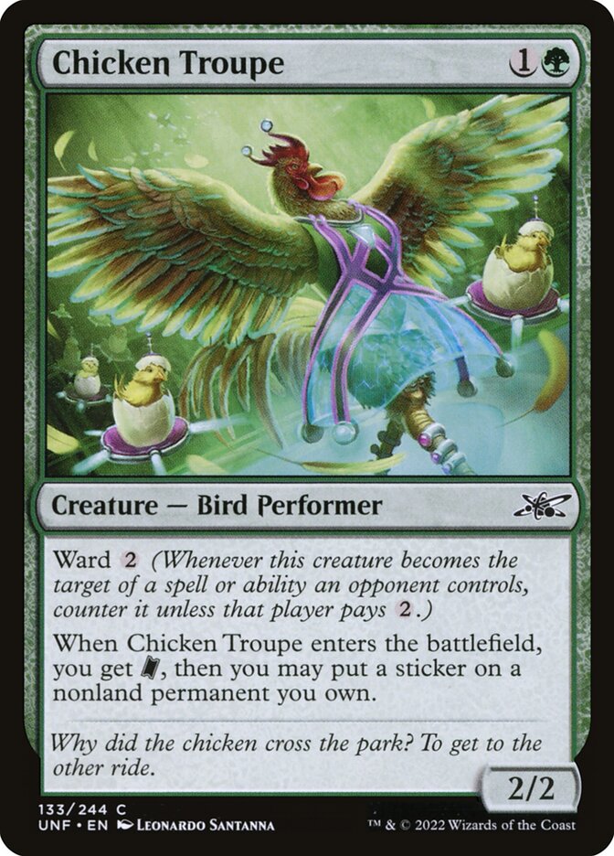Chicken Troupe, Unfinity · 133/244