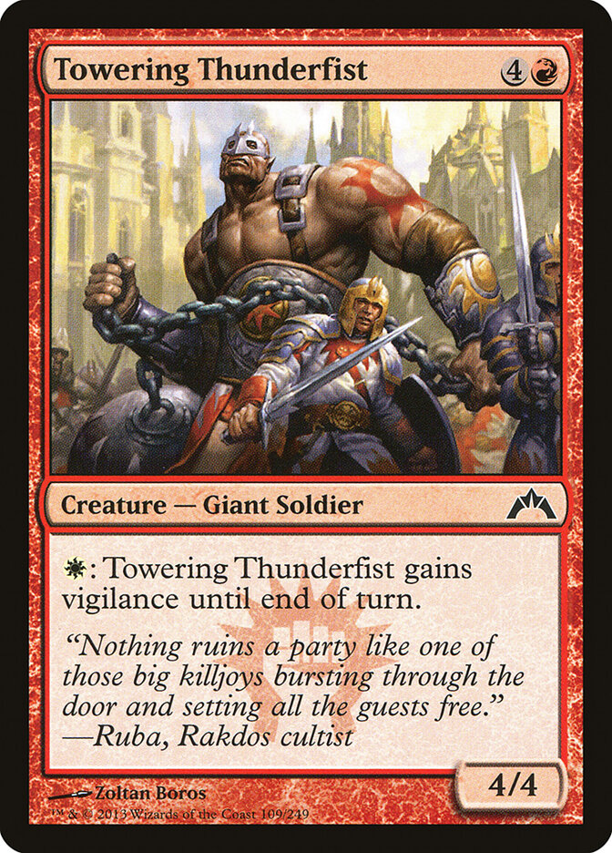 Towering Thunderfist, Gatecrash · 109/249