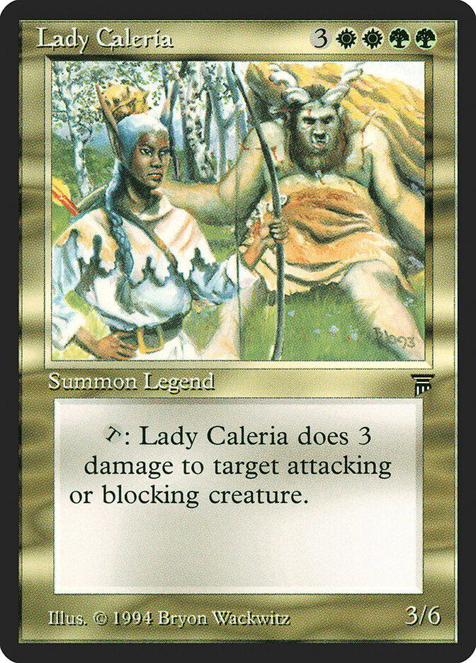 Lady Caleria, Legends · 239