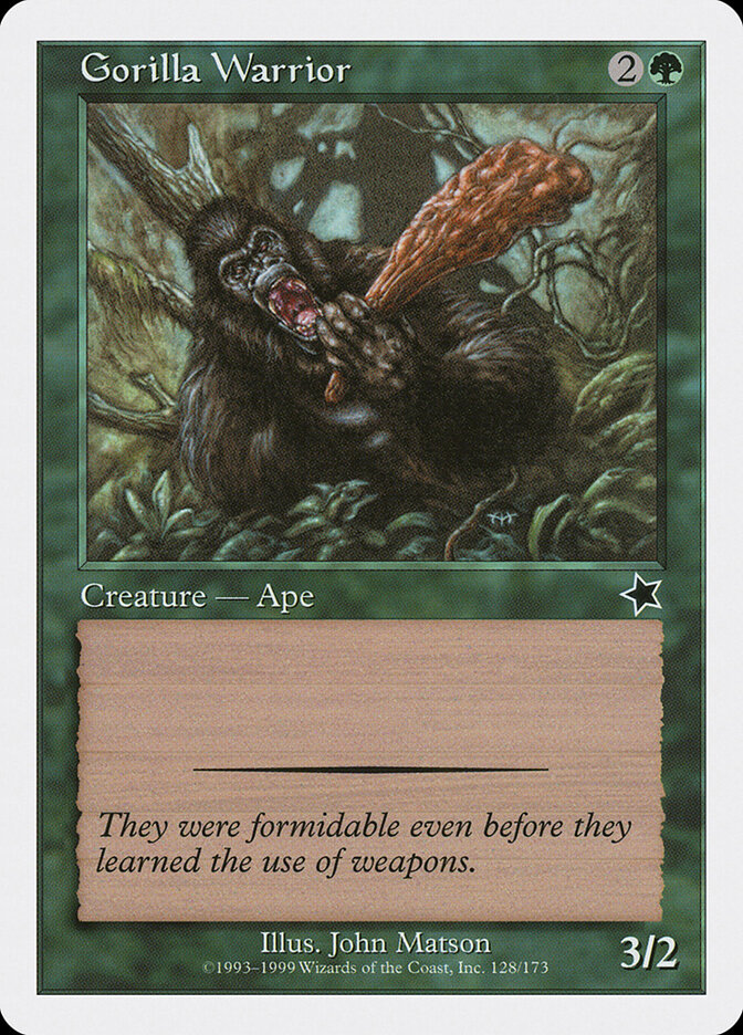 Gorilla Warrior, Starter 1999 · 128/173
