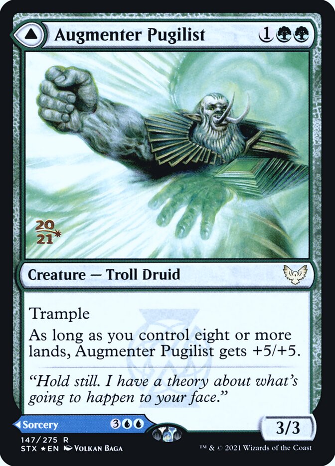 Augmenter Pugilist // Echoing Equation, Strixhaven: School of Mages Promos · 147/275