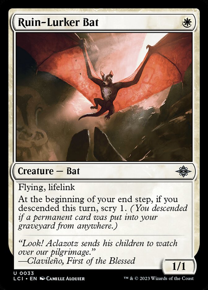 Ruin-Lurker Bat, The Lost Caverns of Ixalan · 0033
