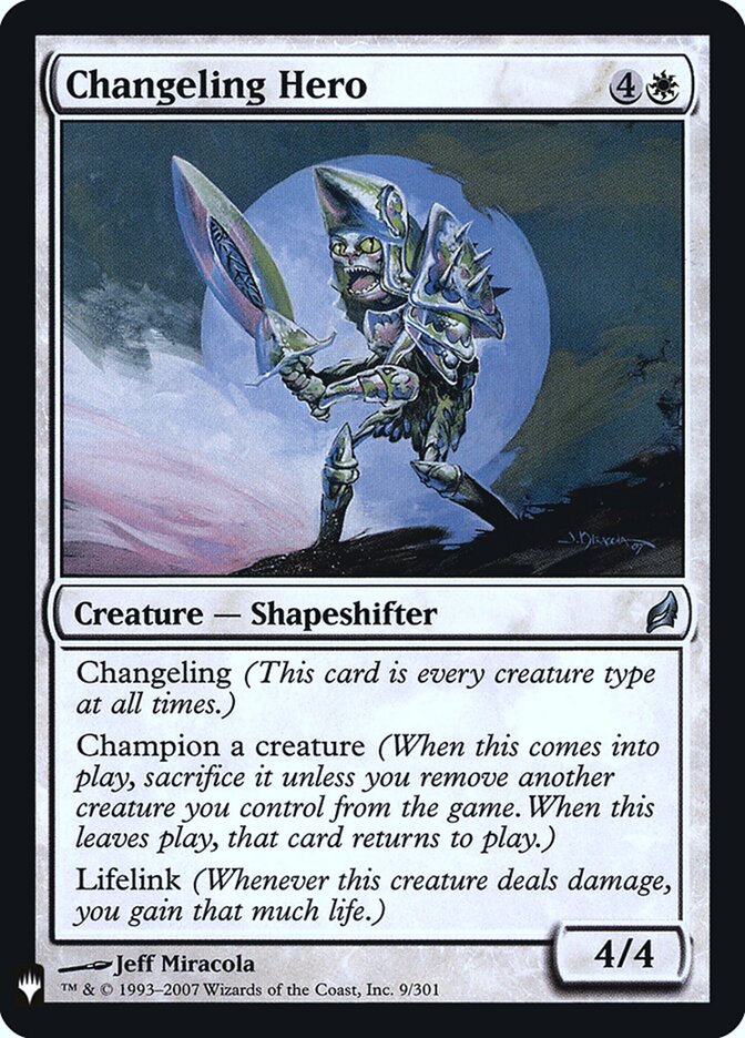 Changeling Hero, The List · lrw-9