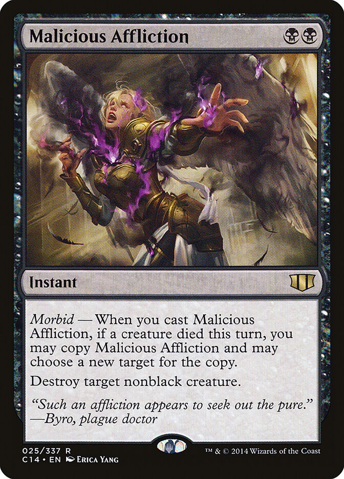Malicious Affliction, Commander 2014 · 025/337