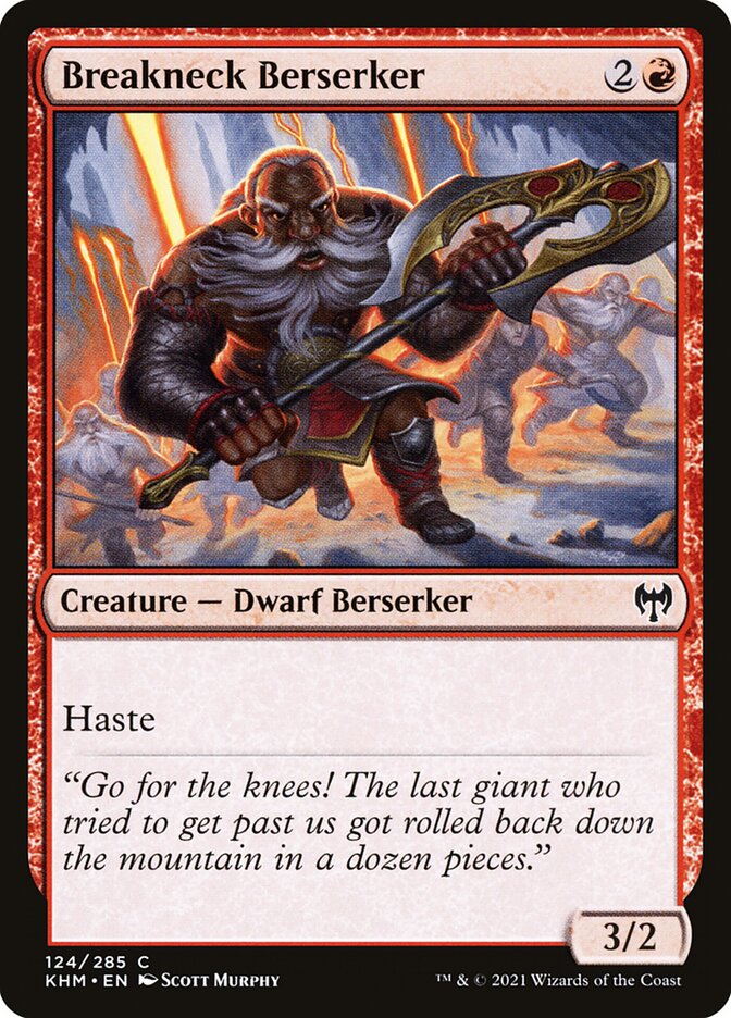 Breakneck Berserker, Kaldheim · 124/285