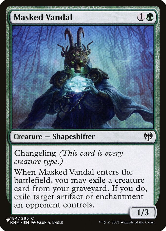 Masked Vandal, The List · khm-184