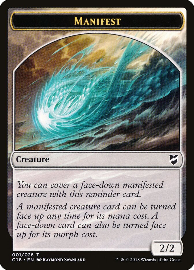 Manifest, Commander 2018 Tokens · 001