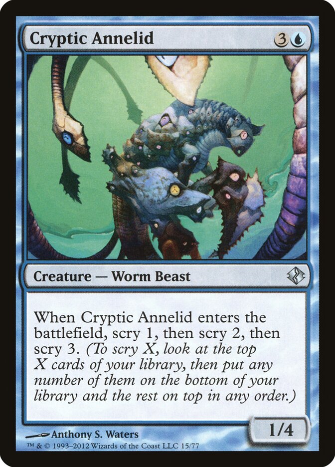 Cryptic Annelid, Duel Decks: Venser vs. Koth · 15/77