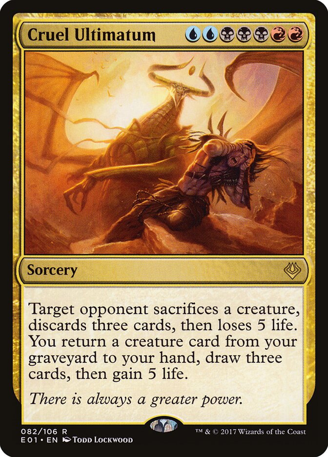 Cruel Ultimatum, Archenemy: Nicol Bolas · 082/106