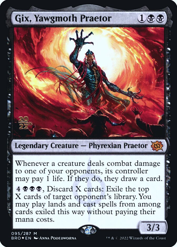 Gix, Yawgmoth Praetor, The Brothers' War Promos · 095/287