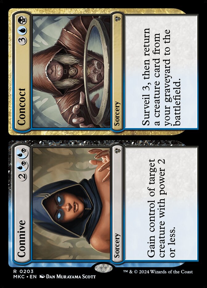 Connive // Concoct, Murders at Karlov Manor Commander · 0203