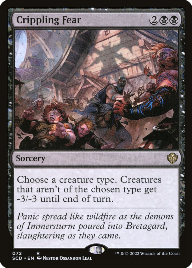 Crippling Fear, Starter Commander Decks · 072