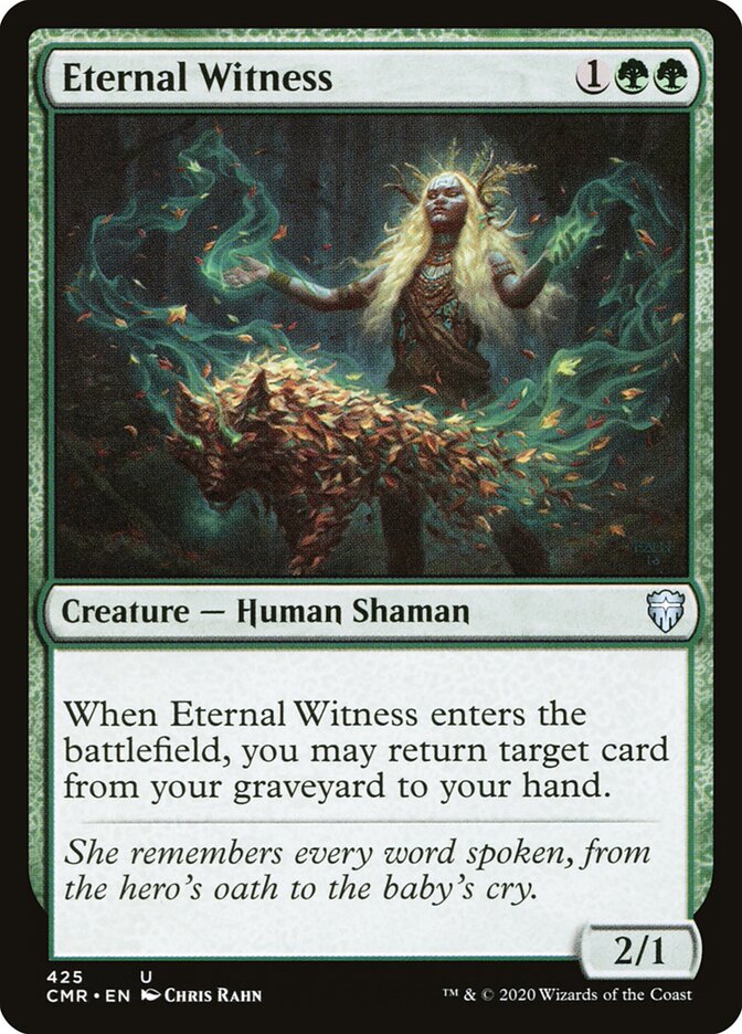 Eternal Witness, Commander Legends · 425