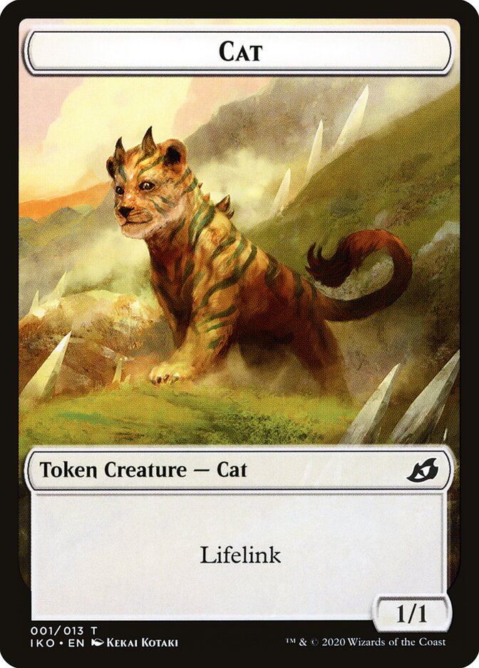 Cat, Ikoria: Lair of Behemoths Tokens · 001