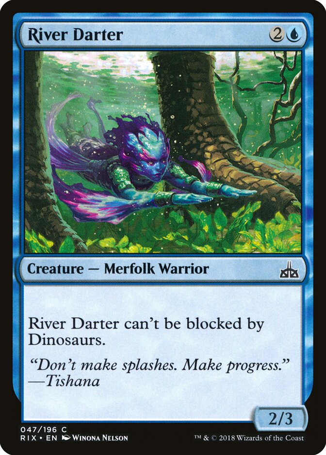 River Darter, Rivals of Ixalan · 047/196