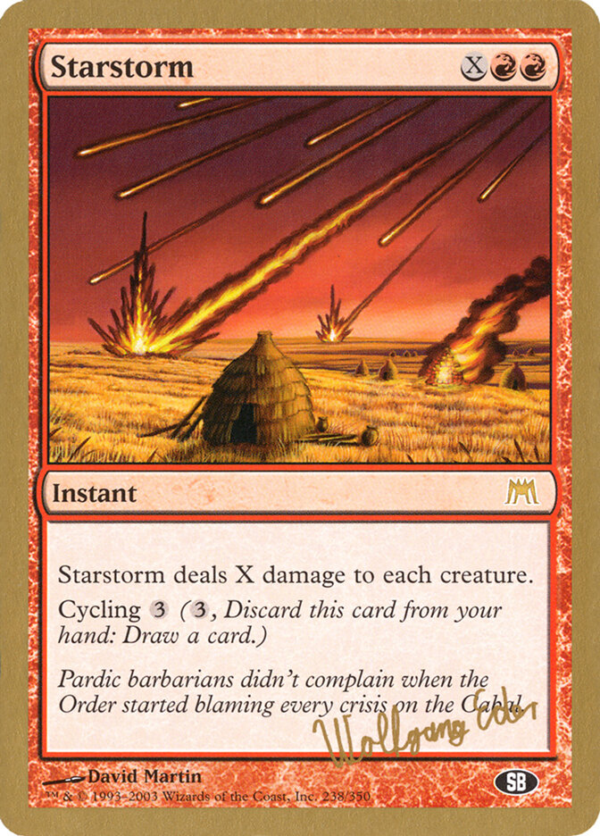 Starstorm, World Championship Decks 2003 · we328sb