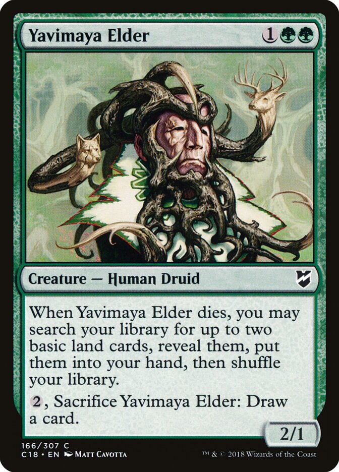 Yavimaya Elder, Commander 2018 · 166/307