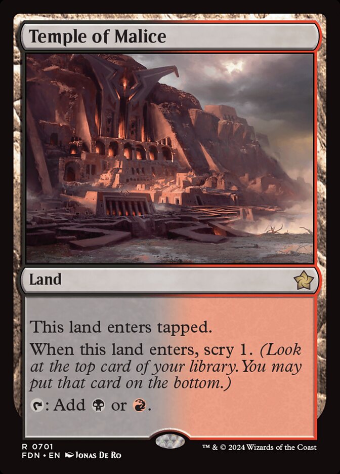 Temple of Malice, Foundations · 0701