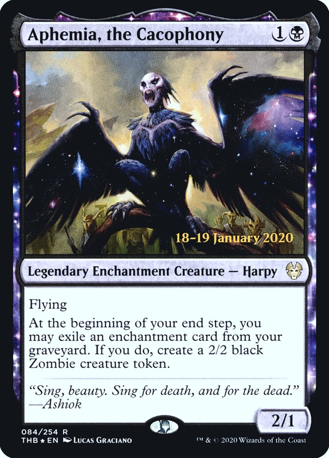 Aphemia, the Cacophony, Theros Beyond Death Promos · 084/254