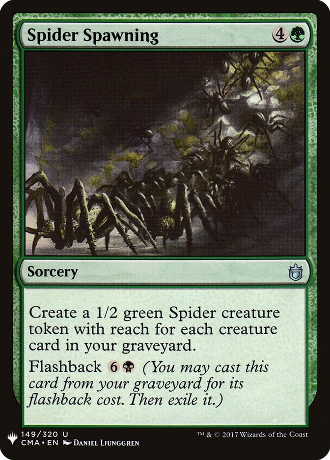Spider Spawning, The List · cma-149
