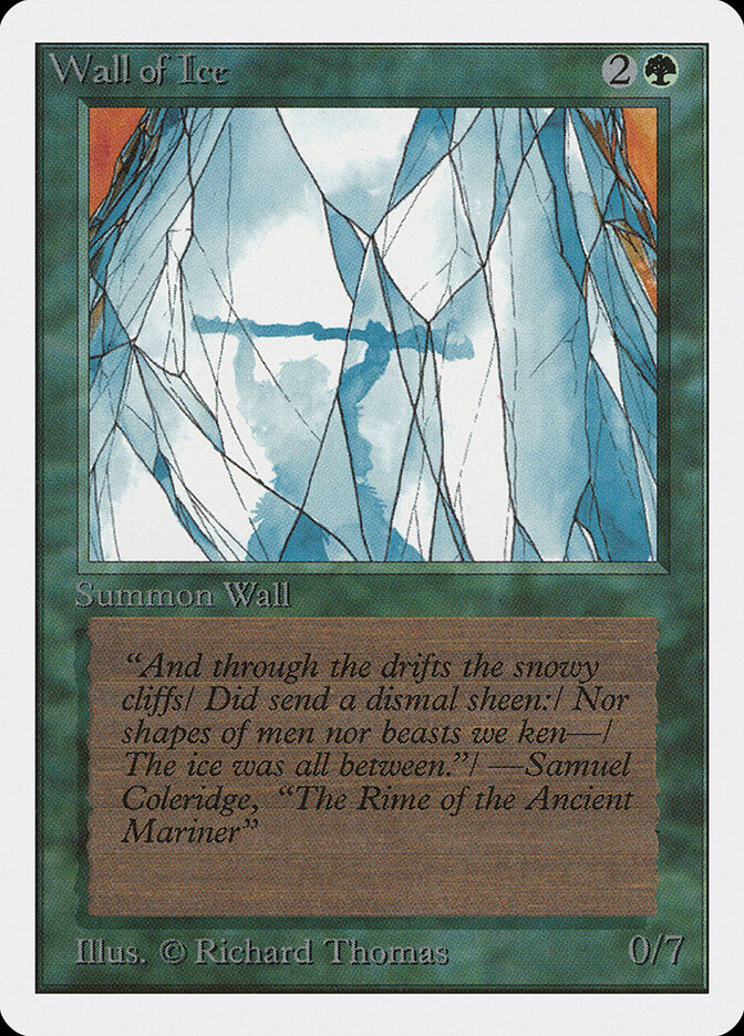 Wall of Ice, Unlimited Edition · 225