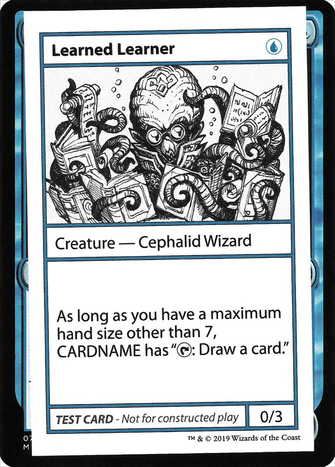 Learned Learner, Mystery Booster Playtest Cards 2021 · 025/121