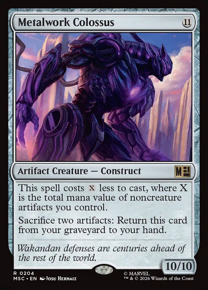 Metalwork Colossus, Marvel Super Heroes Commander · 0204