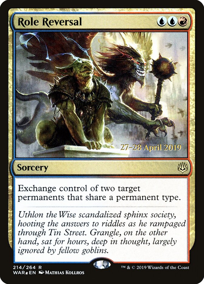 Role Reversal, War of the Spark Promos · 214/264