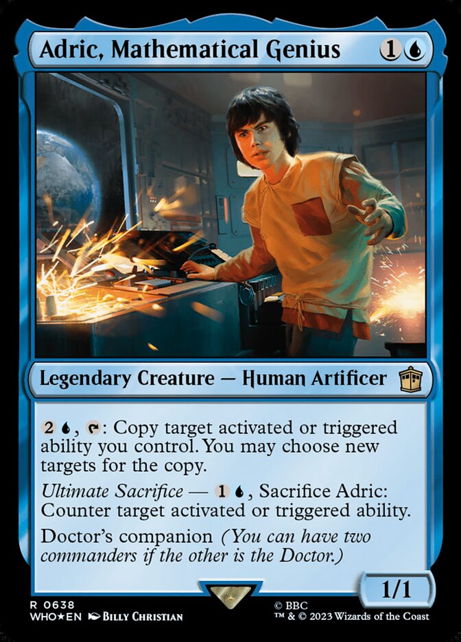 Adric, Mathematical Genius, Doctor Who · 0638