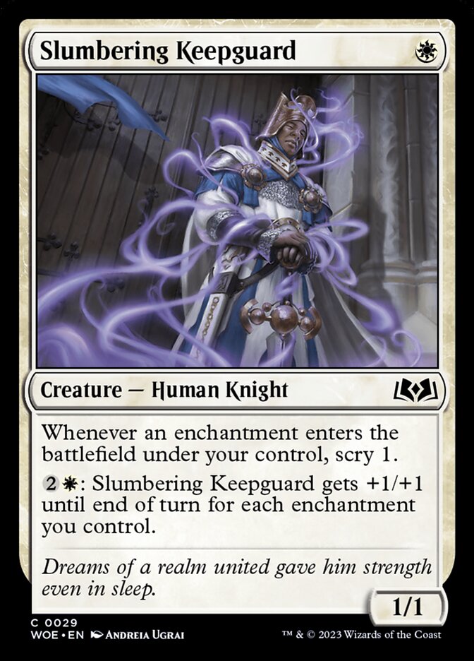 Slumbering Keepguard, Wilds of Eldraine · 0029