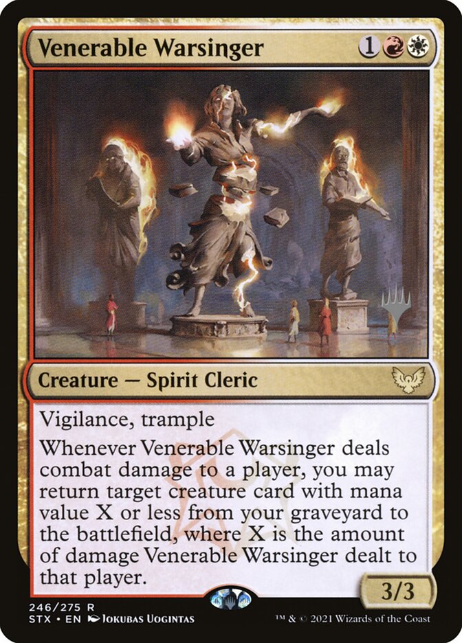 Venerable Warsinger, Strixhaven: School of Mages Promos · 246/275