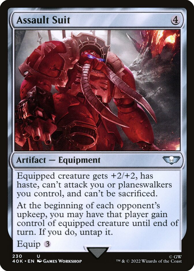 Assault Suit, Warhammer 40,000 Commander · 230/617