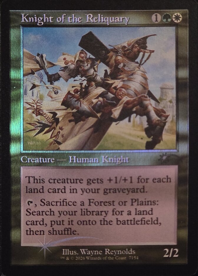 Knight of the Reliquary, Secret Lair Drop · 7154