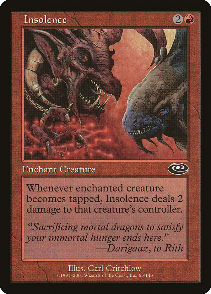 Insolence, Planeshift · 63/143