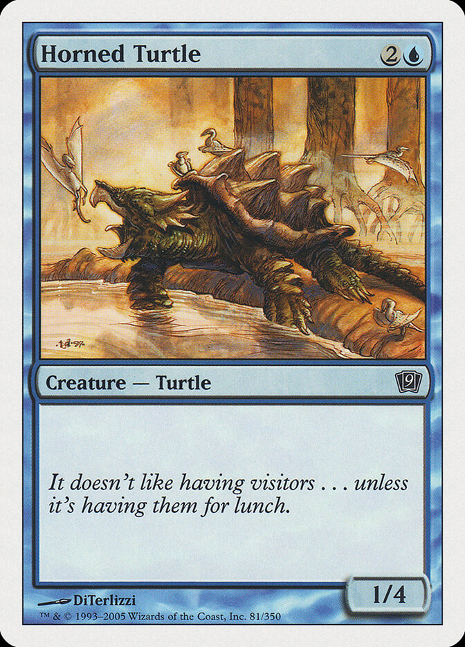 Horned Turtle, Ninth Edition · 81/350