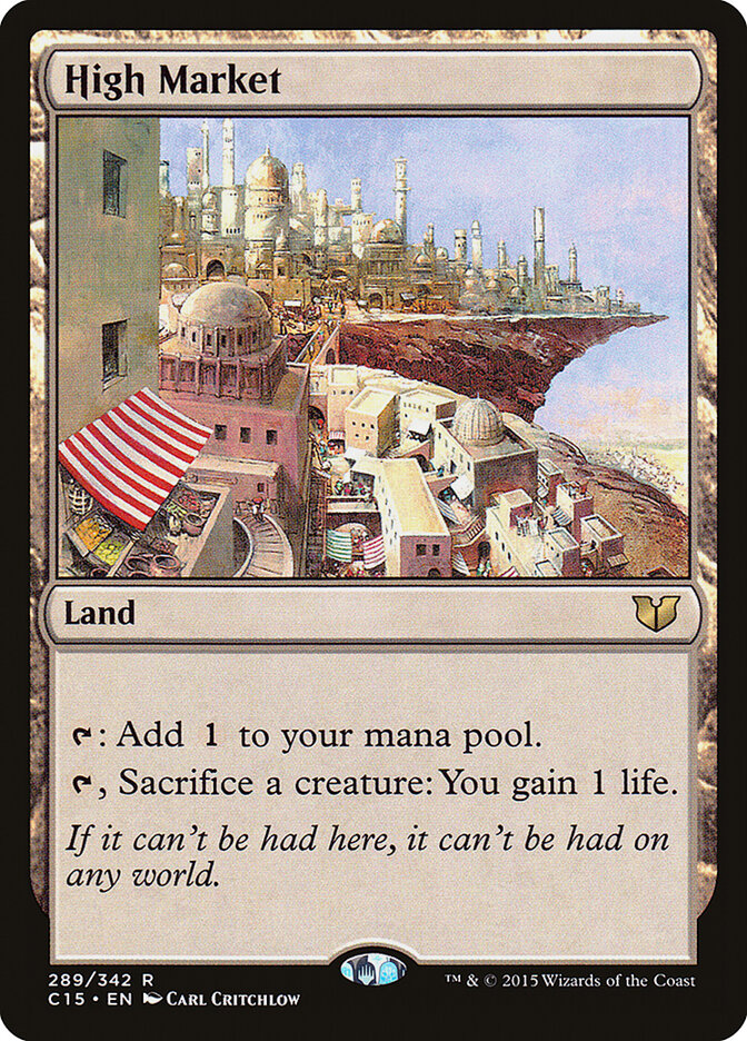 High Market, Commander 2015 · 289/342
