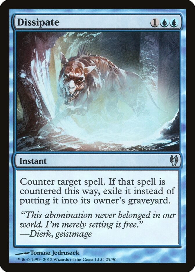 Dissipate, Duel Decks: Izzet vs. Golgari · 25/90