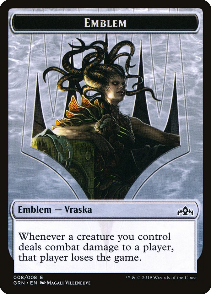 Vraska, Golgari Queen Emblem, Guilds of Ravnica Tokens · 008