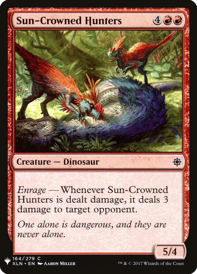 Sun-Crowned Hunters, The List · xln-164