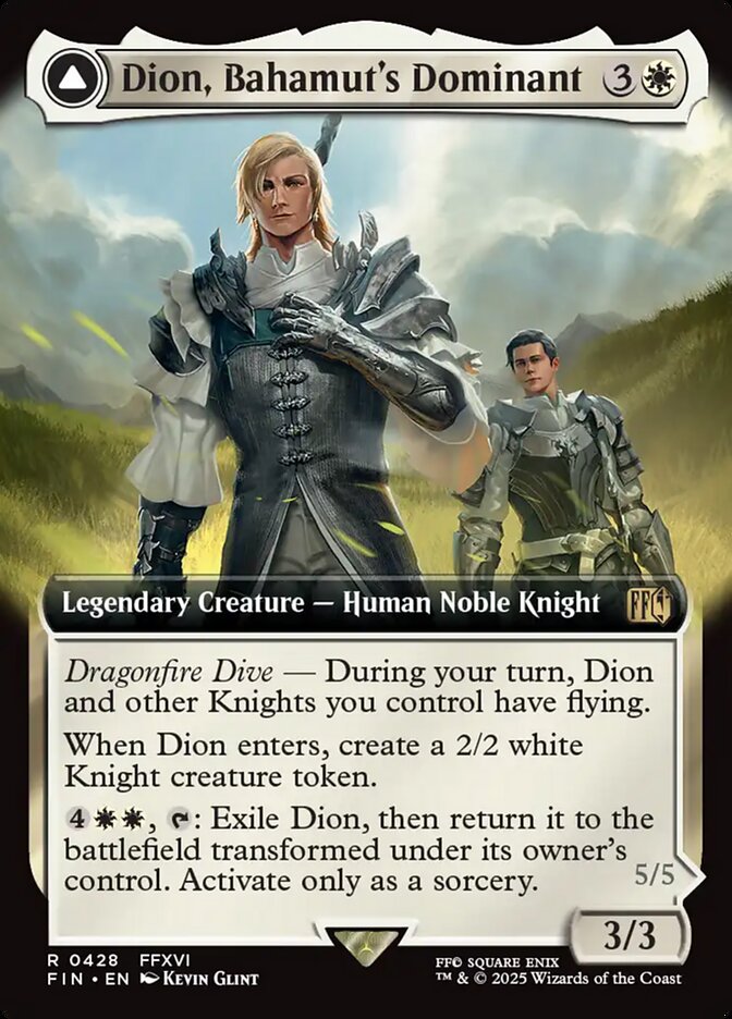 Dion, Bahamut's Dominant // Bahamut, Warden of Light, Final Fantasy · 0428