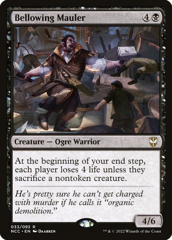 Bellowing Mauler, New Capenna Commander · 033/093