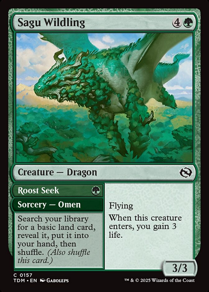 Sagu Wildling // Roost Seek, Tarkir: Dragonstorm · 0157