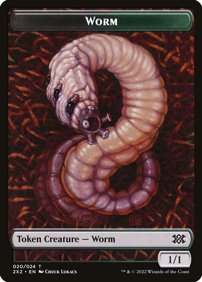 Worm, Double Masters 2022 Tokens · 020