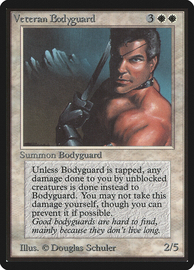 Veteran Bodyguard, Limited Edition Beta · 42