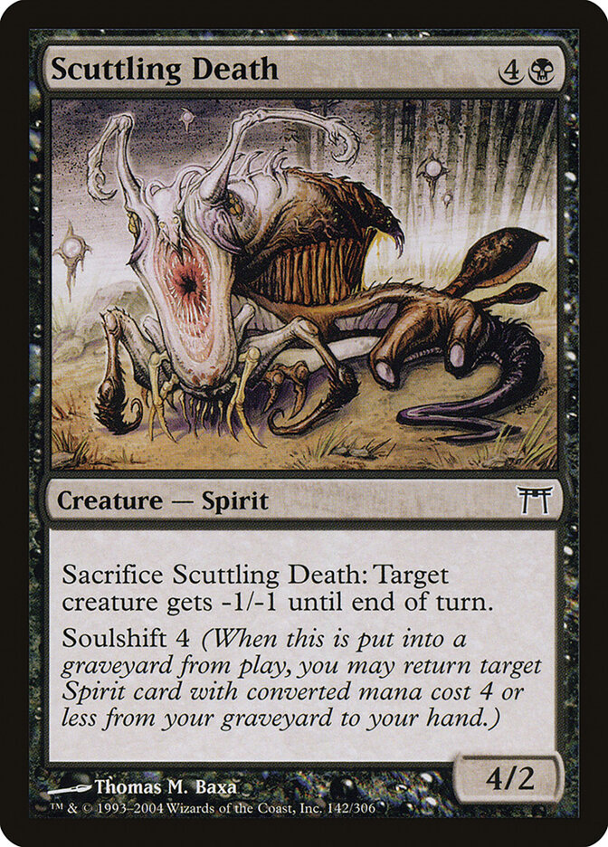 Scuttling Death, Champions of Kamigawa · 142/306